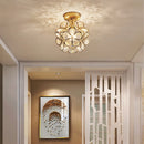 plafonnier moderne en cristal led pour décoration luminaire