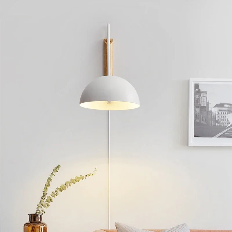 Minimalist Scandinavian swing arm decorative iron wall lamp - vue 5 sur 10