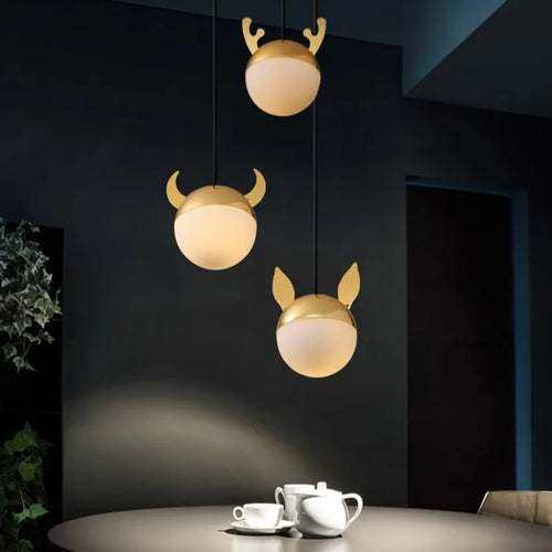 Lustre de dessin animé personnalisé et créatif de Style italien nordique - vue 4 sur 11