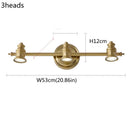 American Bronze Mirror Front Light , Bathroom Wall Lamps Mirror Light ,Powder Room Mirror Wall Lights Lighting LED Makeup Mirror