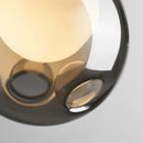 Nordic glass LED lampshade minimalist design lighting