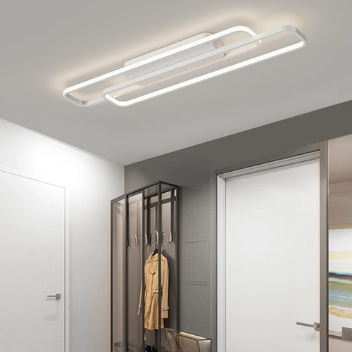 Ultra-slim modern minimalist ceiling lights for Nordic entrance - vue 3 sur 30