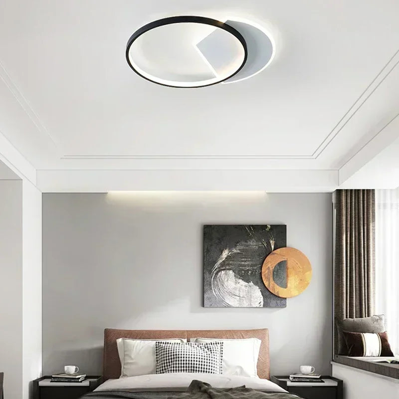 plafonnier led nordique lustre intérieur pour décoration maison - vue 6 sur 17