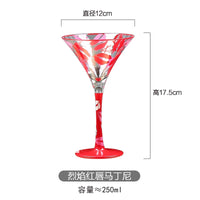 Verre a vin pied style nordique cocktail maison