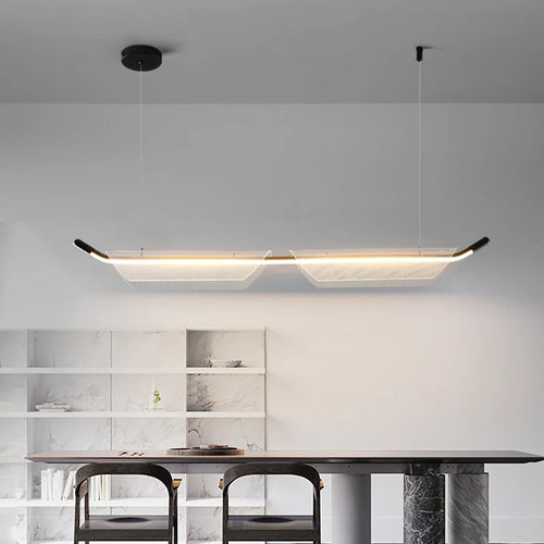 Minimalist designer pendant light for modern restaurant or bar - vue 2 sur 18