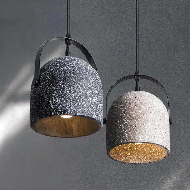 suspension en béton terrazzo design industriel pour intérieur - vue 7 sur 9