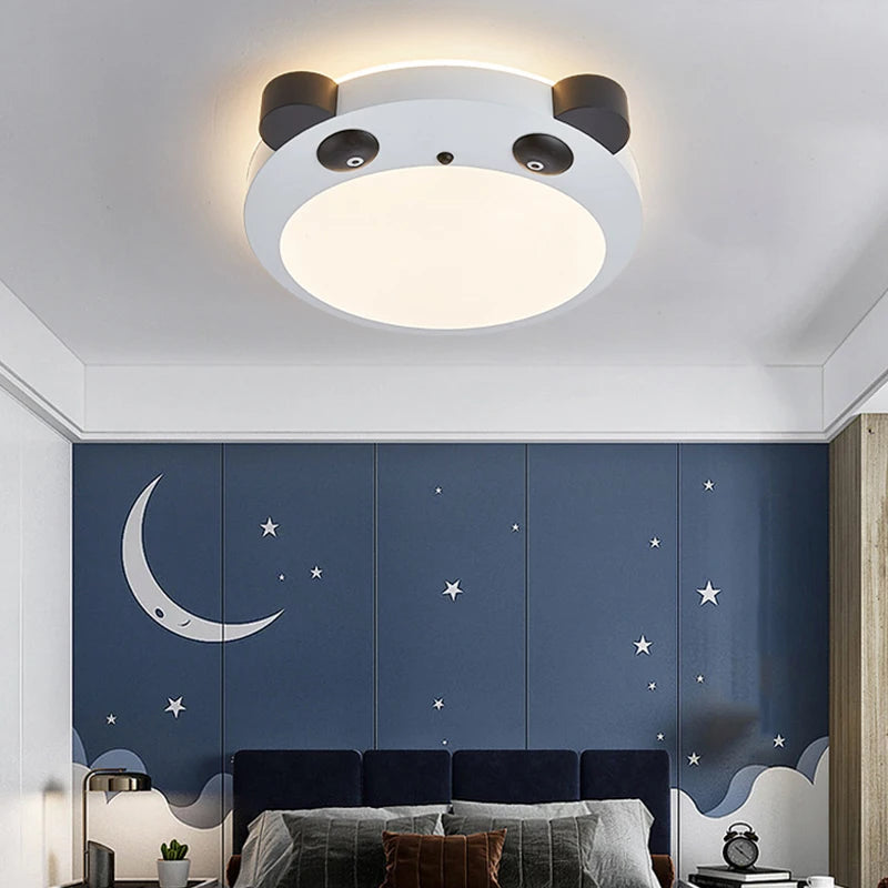 plafonnier led panda pour décoration chambre enfant - vue 7 sur 7
