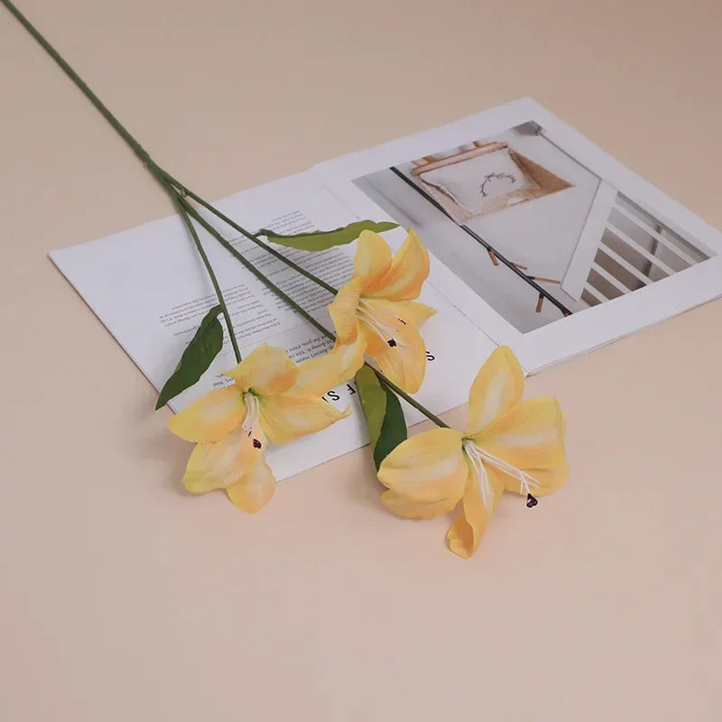 fleurs en soie lys décoratif pour intérieur et extérieur - vue 13 sur 15