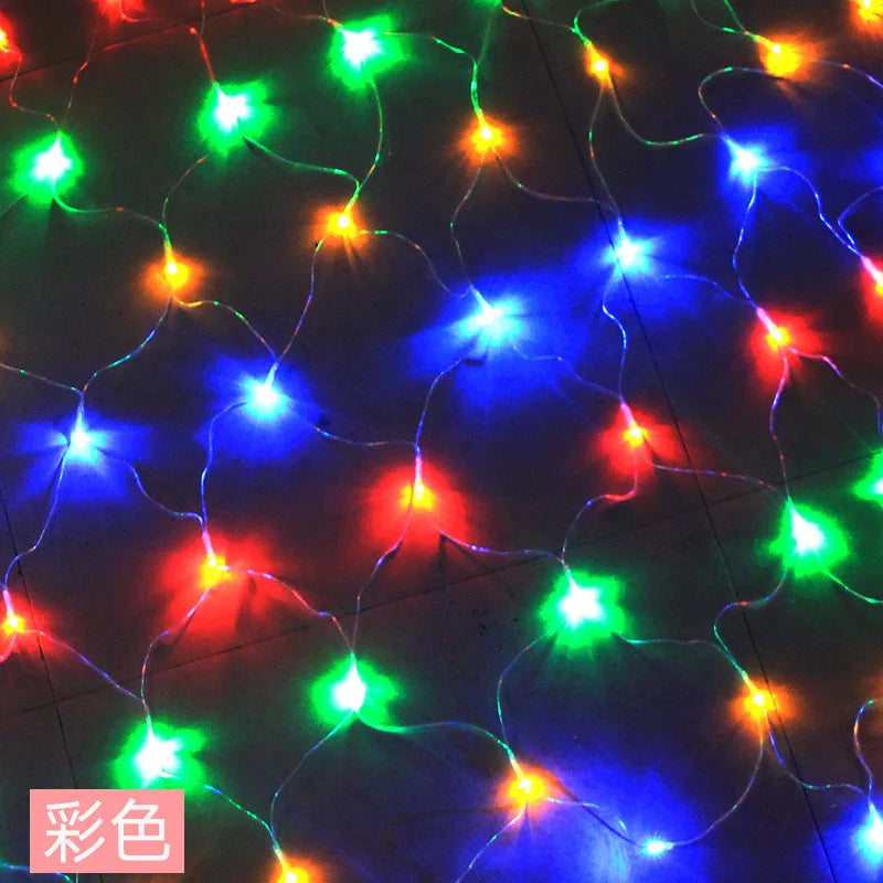 guirlande lumineuse de noël à led solaire pour décoration festive