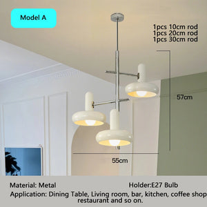 Bauhaus LED pendant chandelier for dining table