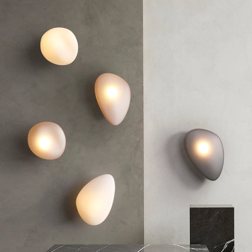 Applique murale LED en galets au Design nordique - vue 2 sur 12