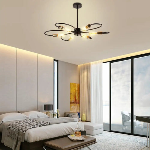 lustres modernes à led pour décoration intérieure élégante - vue 4 sur 10