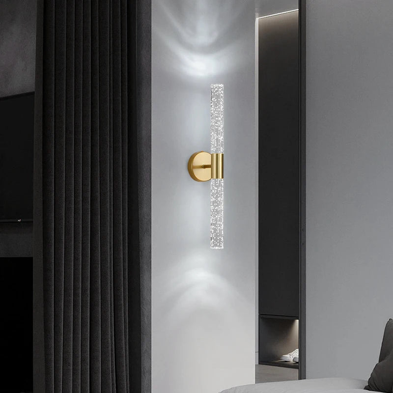 Nordic style minimalist LED acrylic bubble wall light - vue 6 sur 8