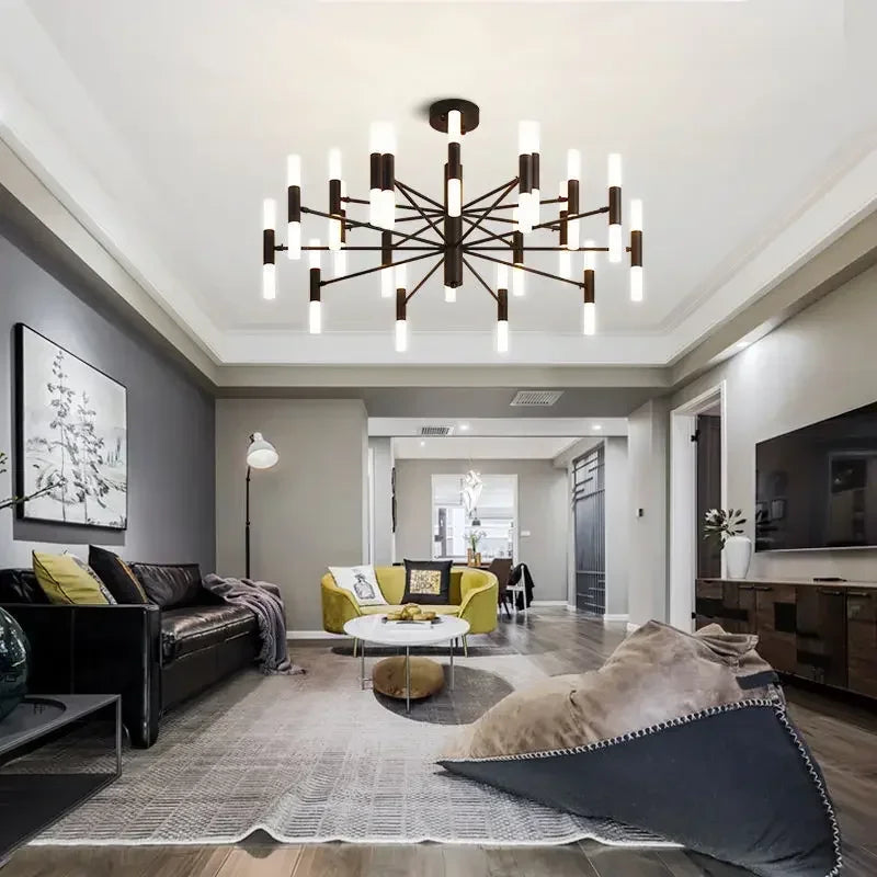 suspension moderne en acrylique pour décoration intérieure élégante - vue 4 sur 18