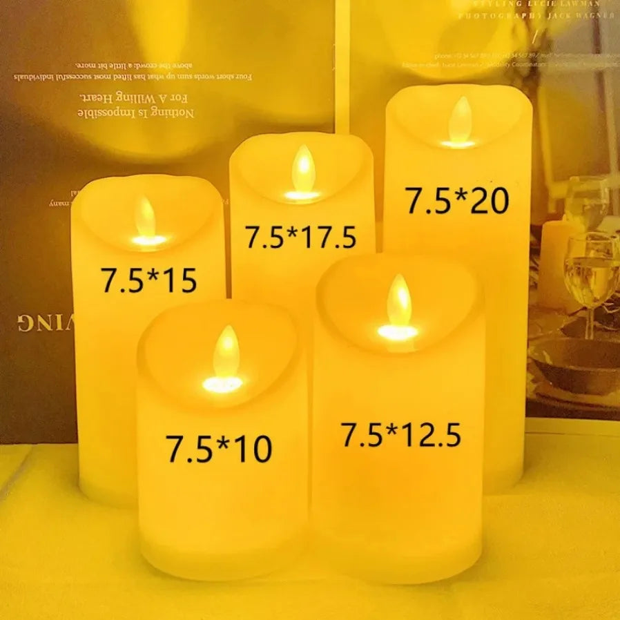 lampe à bougie électrique sans flamme pour décorations de mariage et fêtes - vue 3 sur 14