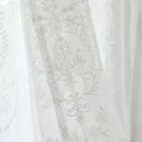 Voilage tulle brodé style européen pour salon fenêtres