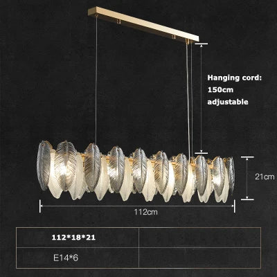 lustre suspendu led art déco avec plumes blanches et grises - vue 12 sur 17