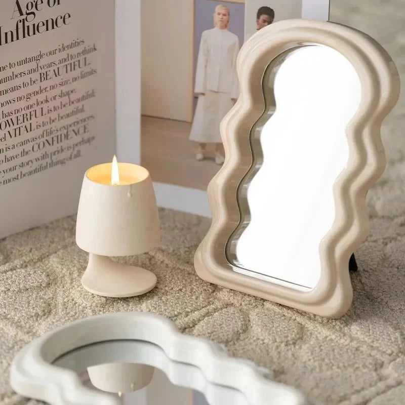 miroir nuage décoratif pour maquillage à suspendre - vue 6 sur 11