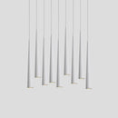 suspension led anti-éblouissement à intensité variable tube long
