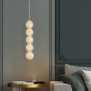 suspension lumineuse acrylique transparente design hauteur réglable