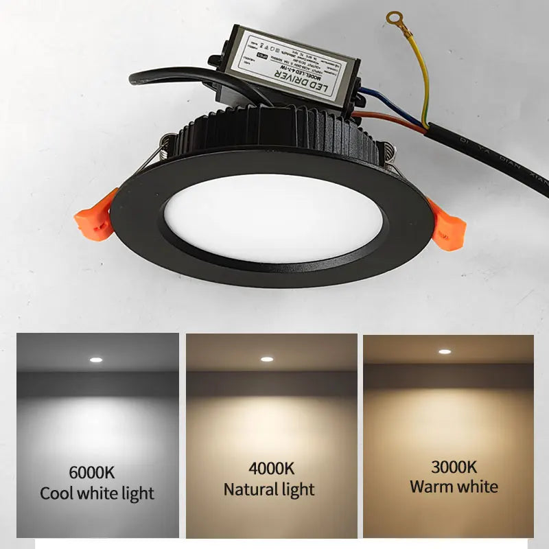 spot led étanche pour extérieur et intérieur avec kit driver - vue 5 sur 6