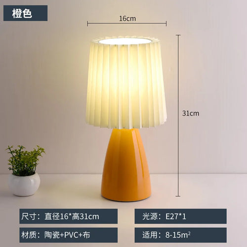 Lampe bureau rétro net rouge veilleuse chaleur - vue 11 sur 13