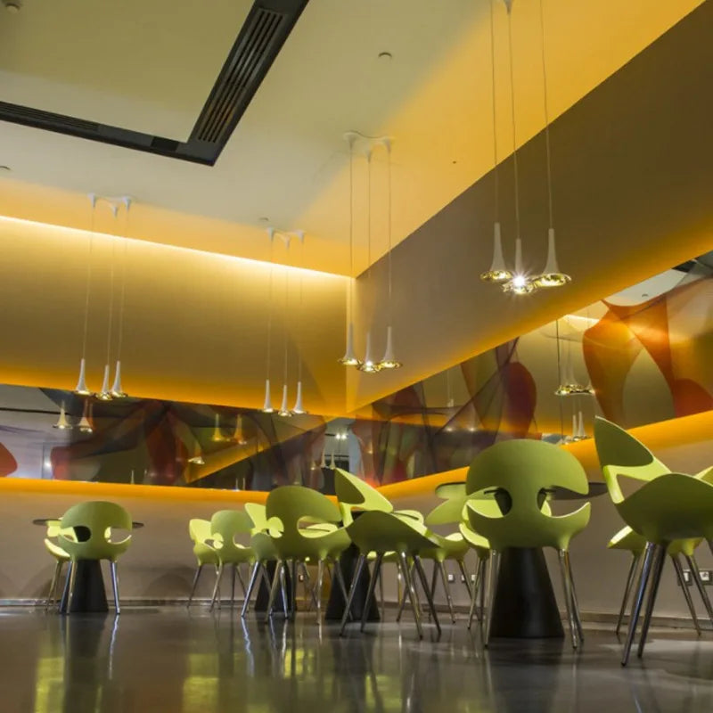 suspension en métal au design italien pour intérieur moderne - vue 6 sur 8