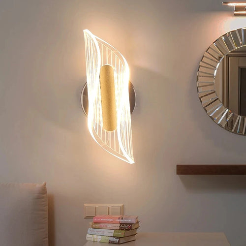 luxe acrylique applique murale led appliques murales - vue 3 sur 9