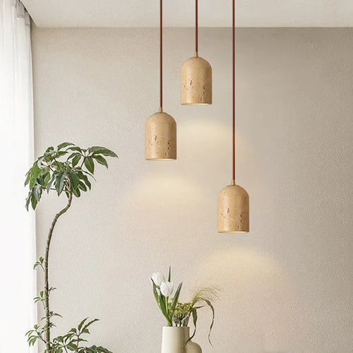 Lampe Japonaise Nordique Créative Rétro Suspendue - vue 3 sur 7