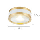 plafonnier led ultra fin en cuivre pour décoration intérieure moderne