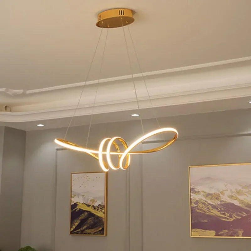 suspension moderne à led pour décoration intérieure élégante - vue 6 sur 13