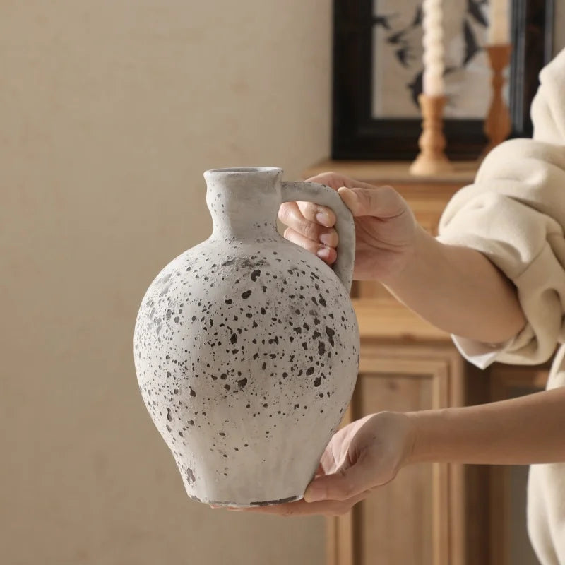 vases en céramique vintage faits main pour décoration intérieure