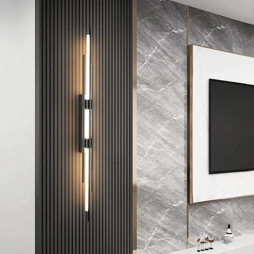 Nordique LED Ligne Applique De Luxe Art Designer Applique Escalier Allée Lumière Salon Chambre Restaurant Décor Luminaire 6pa - vue 5 sur 10