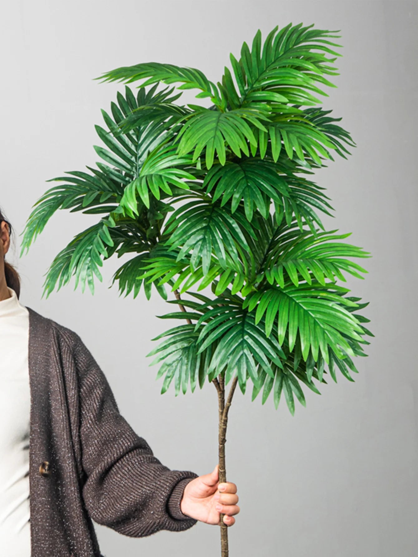 grand palmier artificiel tropical pour décoration intérieure et extérieure - vue 6 sur 9