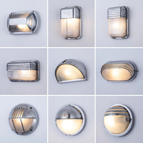 applique murale led rétro imperméable en aluminium idéale pour extérieur et intérieur