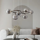 Minimalist post-modern designer chandelier for contemporary interiors
