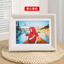 Minimalist wooden photo frame for interior decor and gifts