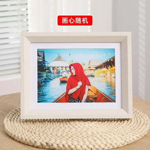 Minimalist wooden photo frame for interior decor and gifts - vue 8 sur 11