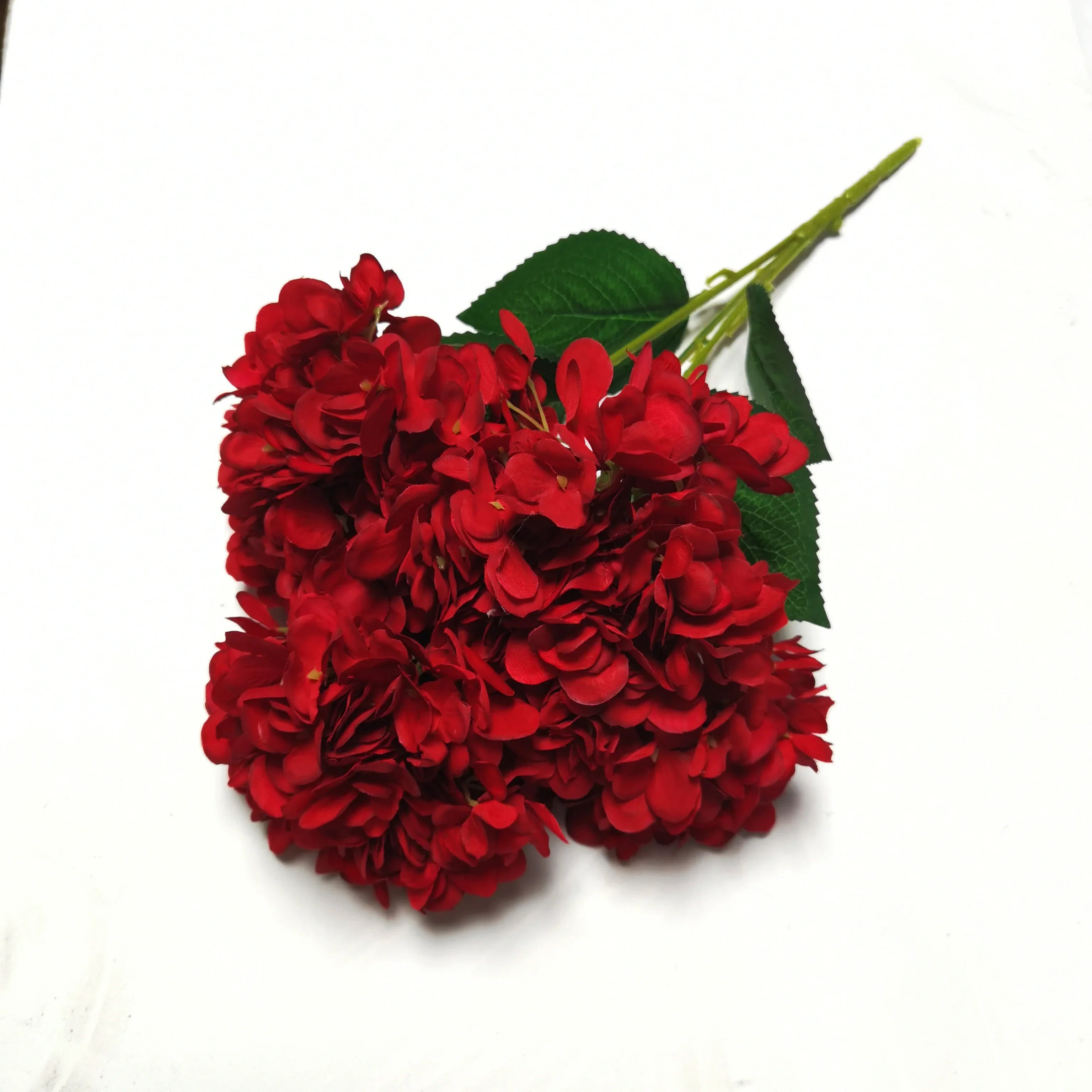 bouquets d'hortensias artificiels en soie pour décoration florale - vue 10 sur 12