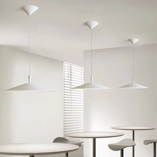 lampe led suspendue métallique 3 niveaux réglables pour bar ou restaurant