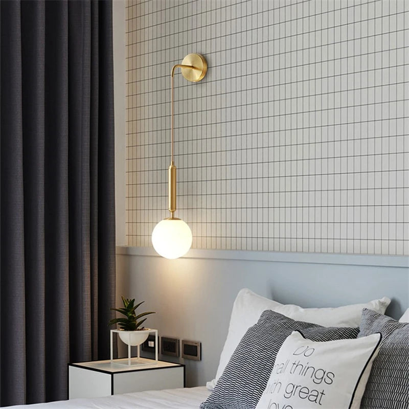 applique murale led moderne simple style nordique décoratif luxe - vue 6 sur 12