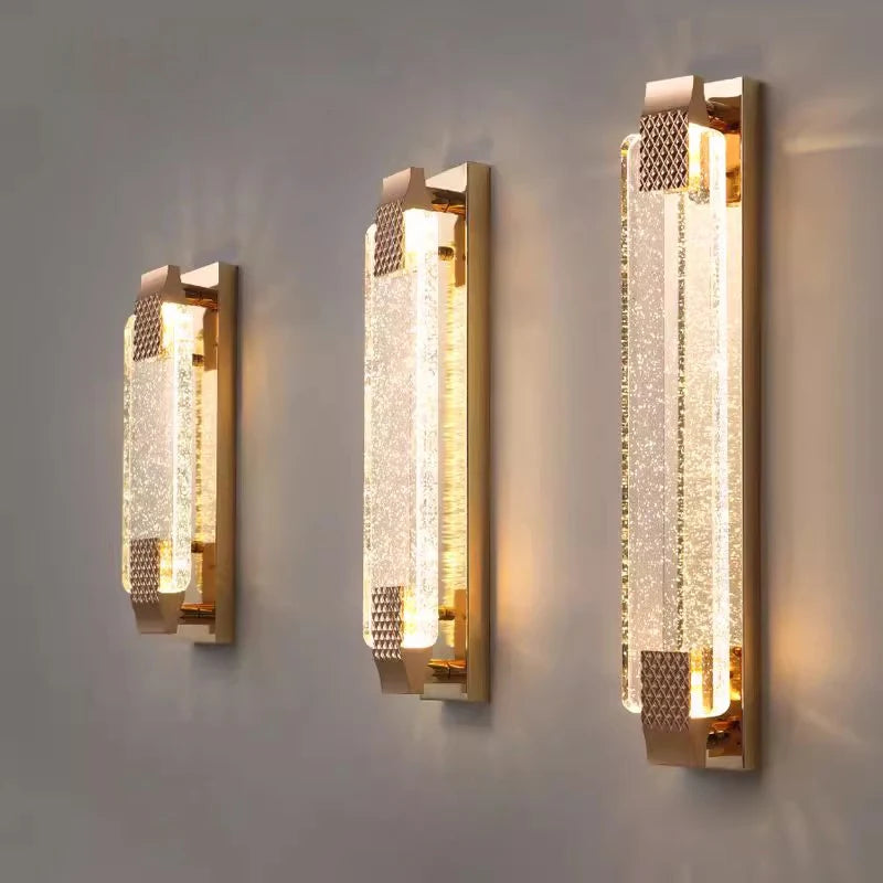 applique murale en cristal moderne pour éclairage intérieur décoratif - vue 7 sur 9