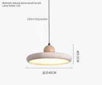 suspension LED design moderne ovni décoration artistique intérieure