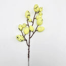 Easter decorations with branches and colourful eggs 2025