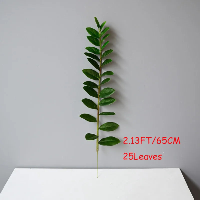 grandes branches artificielles de ficus pour décoration tropicale - vue 8 sur 15