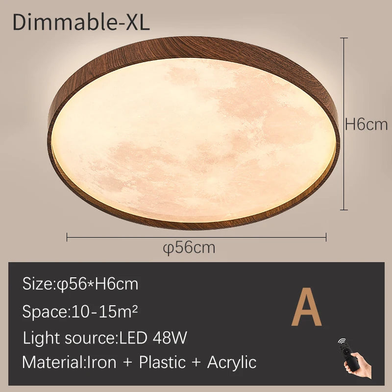 plafonnier moderne led à intensité variable - vue 14 sur 17