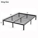Metal Bed Frame – Heavy Duty Mattress Foundation with Anti-slip Steel Slat Support, Durable Platform Base with Underbed Storage