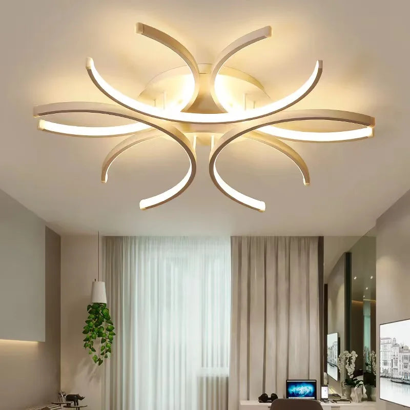 Lustre LED Moderne Nordique Loft Salon Cuisine - vue 6 sur 7