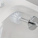 Toilet Brush, Household No Dead Corner Stainless Steel Long Handle Squat Toilet Cleaning Brush Set Toilet bowl scrubber Bathroom