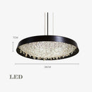 Modern minimalist crystal chandelier for interior decoration